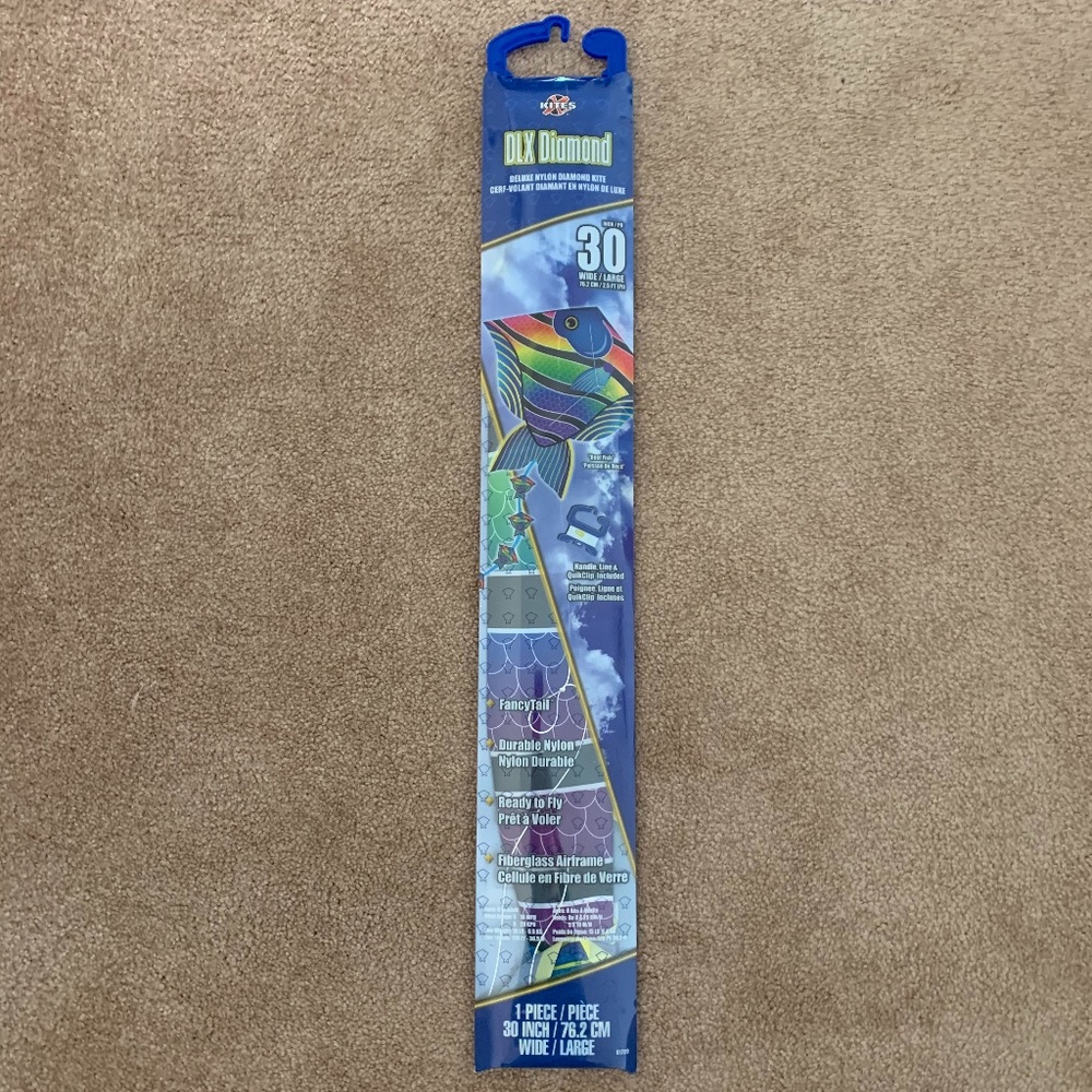 NWT X Kites Nylon Kite - Reef Fish 30"